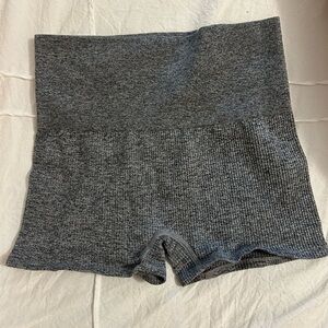 Colsie Charcoal High-Waisted Tight Shorts